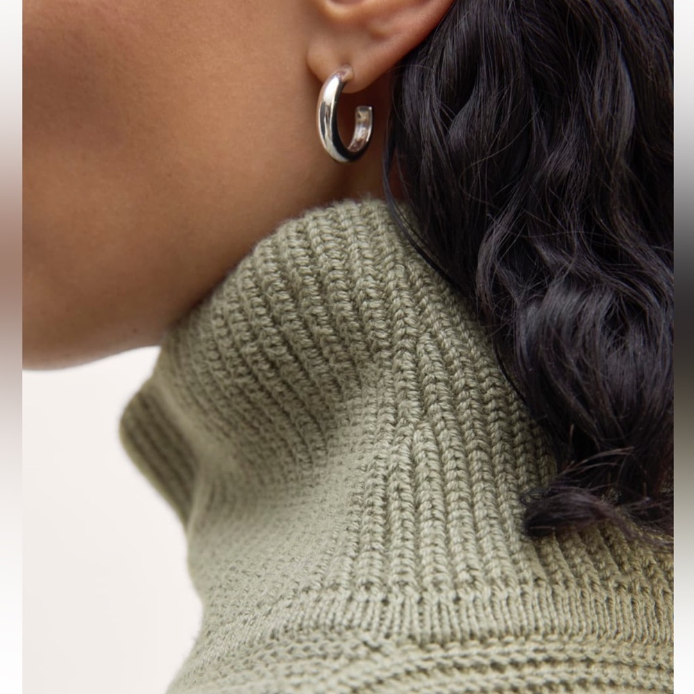 Everlane Half-Zip in Everyday Cotton - Size M - Picture 6 of 11
